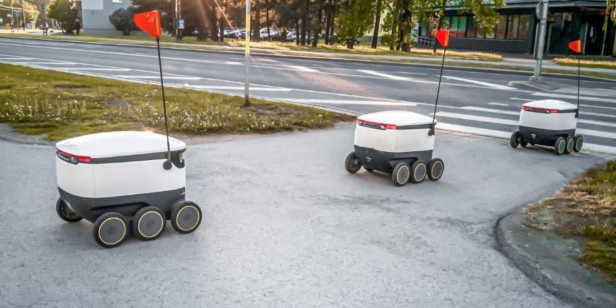 medication-delivering robots at work