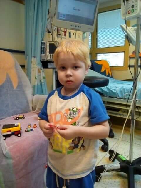 Dr. Zauberman from the Department of Neurosurgery at Sheba Medical center performed surgery on Kirill a 3 year old boy from Russia